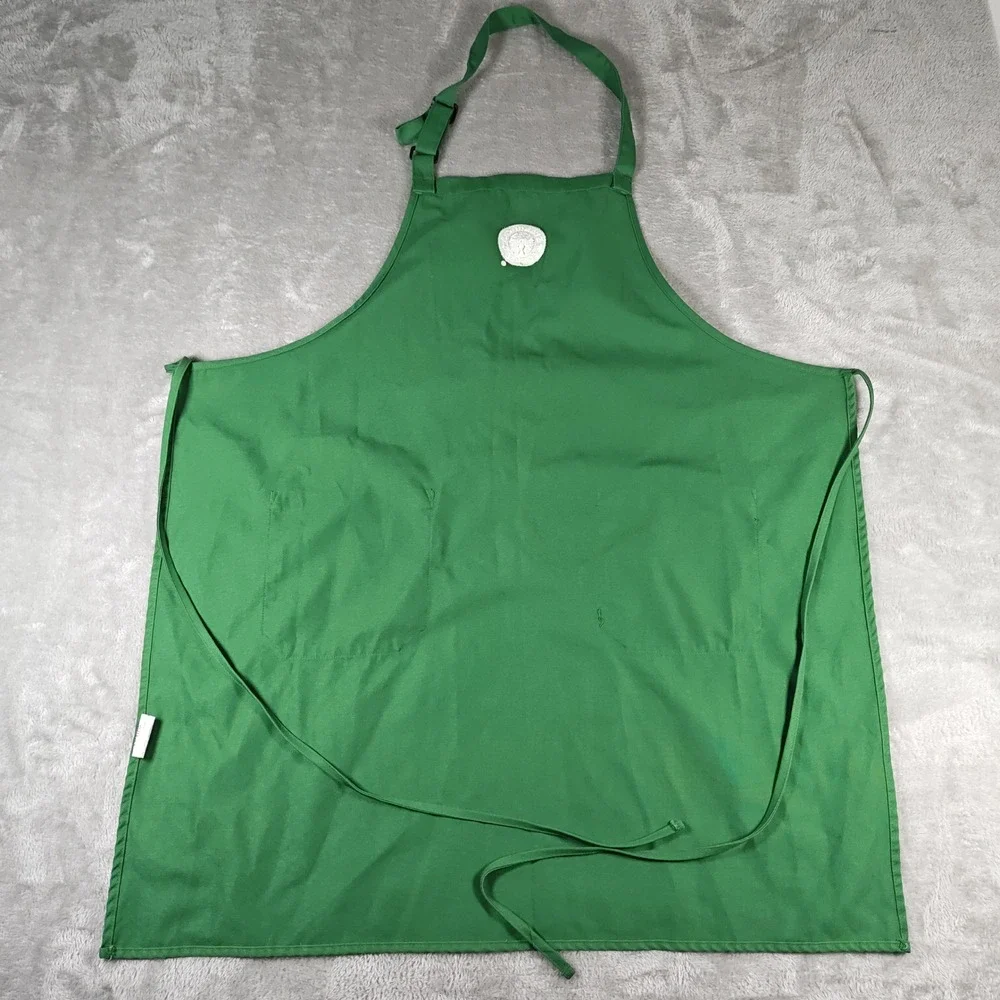 Starbucks Apron Unisex One Size Green Barista Uniform Embroidered Logo Cintas
